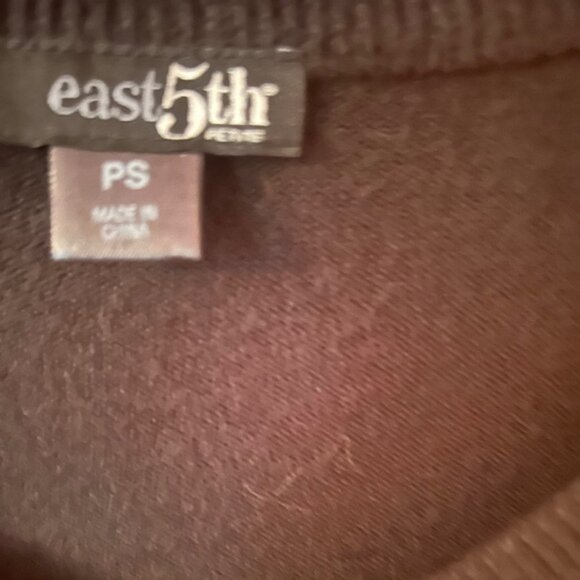 East 5th black button down sweater with long sleeves - Picture 2 of 3